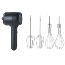 (1 Stück) Handheld mit zwei austauschbaren Köpfen,-Schwarz