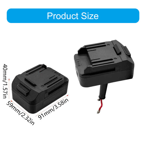 Scheren-Batterie-Adapter-Konverter, 15 mm², schwerer Draht, 91 2