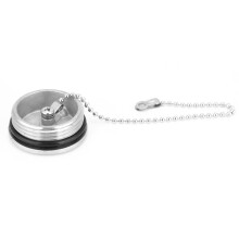 Boat Fuel Cap 316 Stainless Steel Polished Marine Hardware Fill Port 2.5 inch