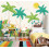 (Large (3.5m X 2.8m)) Jungle Animals - Green 1