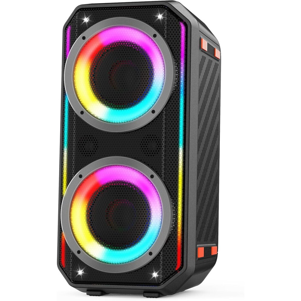 Bluetooth Speaker Wireless, 300W Peak Power Party Speakers Wireless Bluetooth With Subwoofer, Portable Deep Bass Large Speaker Loud With Stereo Sound 08524003