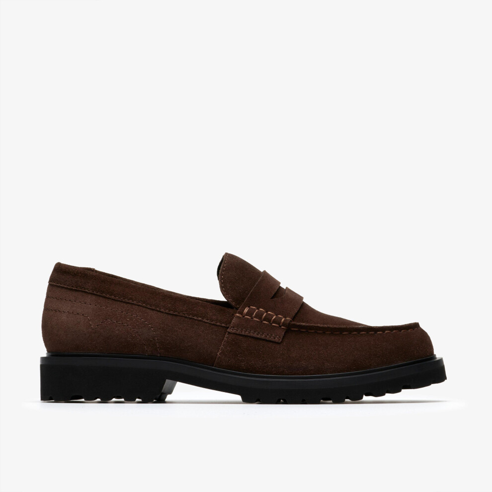 New Clarks Men's (Fit Type[Shoes], Shoe Size) Berwick Lo Dark Suede Brown 26186396