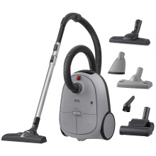 AEG 6000 Bagged Vacuum Cleaner AB61A5UG, Cleaning Made Easy with Powerful Performance, Vacuum Cleaner suitable for Animal Pet Hair, Hard Floor and Car