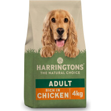 Harringtons Complete Dry Adult Dog Food Chicken & Veg 4kg (Pack of 3) - Made with All Natural Ingredients (Packaging may vary)