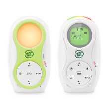 LeapFrog LF80 Digital Audio Baby Monitor,Long Range up to 460 Meters, Baby Monitor with Night Light,Temperature Sensor, Soothing Lullabies,Two-Way Int