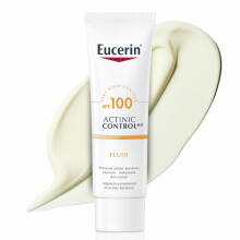 Eucerin Sun Actinic Control MD SPF 100 80ml, Medical Sunscreen for Actinic Keratosis and Non-Melanoma Skin Cancer Prevention, Fragrance-Free, Water-Re