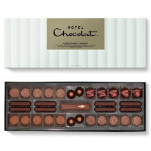 Hotel Chocolat Unbelievably Vegan Sleekster - 33 Cacao-Rich Chocolates, 330g - S