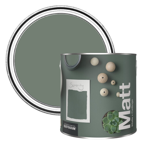 Rust-Oleum Rust-Oleum Colours Matt Emulsion Wall and Ceiling Paint - Serenity 2.5L
