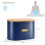 EHC Space Saving Extra Large Bread Box Bin With Wooden Lid 6