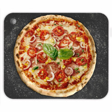 Chef Pomodoro Pizza Steel for Oven 16 Inch 1/4 Inch Thick, Baking Steel for Oven, Grill, Sourdough Bread, Baking Stone for Oven with Lifting Holes 16"