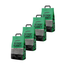 KatKin Scoop Planet Litter (4x4.5kg/12.8L bag): KatKin's upgraded Tofu litter, Plant-Based, 100% Biodegradable, Non-Tracking, Clumping Cat Litter Made