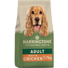 Harringtons Complete Dry Adult Dog Food Chicken & Veg 1.7kg (Pack of 4) - Made with All Natural Ingredients (Packaging may vary)