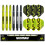 winmau Winmau | Michael Van Gerwen | Dart Board Cabinet Set | Includes Darts Set 6