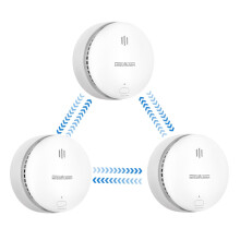 Smoke Alarms for Home Pre-connected,10 Years Battery Life,Interlinked Smoke Alarms, Fire Alarms for Home Scotland Interlinked,Smoke Detector,Compliant