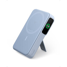Anker MagGo Power Bank, Qi2 Certified 15W Ultra-Fast MagSafe-Compatible Portable Charger, 10,000mAh Battery Pack with Smart Display and Foldable Stand