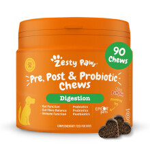 Zesty Paws Probiotic Chews for Dogs | Supports Gut Health, Stool Quality & Diges