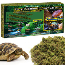 Riare 200g Natural Sphagnum Moss for Reptile,Forest Moss Reptile Substrate for Reptiles & Amphibians Snakes, Gecko, Turtles, Frogs, Leopard