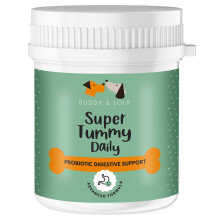 Buddy & Lola Probiotics For Dogs - 300g Powder, Simple To Add To Food - Complete Daily Digestive Support With Probiotics & Prebiotics For Happy Healt