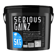 The Bulk Protein Company, SERIOUS Gainz - Whey Protein Powder - Weight Gain, Mass Gainer - 30g Protein Powders (Cookie & Cream, 5kg)