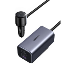UGREEN 150W USB C Car Charger PD140W Car Charger Adapter Fast Charging 4-Port Cigarette Lighter USB Charger Multi Port Compatible with iPhone 17/16/15
