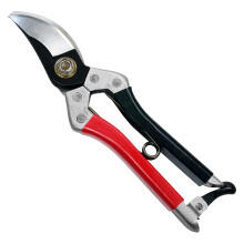 Kimura 8" Samurai Garden Secateurs, [Made in Japan], Heavy Duty Premium Japanese Yasugi Steel Blades, Non-Slip Vinyl Coated Handles, Lightweight & Er