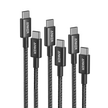 Anker USB C to USB C Cable, Type-C Charging Cord Fast Charge(3.3FT+6FT+10FT,100W), for iPhone 17 Series, MacBook and More(Black)