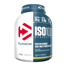 Dymatize ISO 100 Hydrolyzed Smooth Banana 2264g - Whey Protein Hydrolysat + Isolat Powder