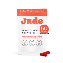 Jude Bladder Health Tablets Pouch As Seen On Dragons' Den, Science-Backed Supplement, Nourish Your Pelvic Floor, Made in UK, Vegan & Gluten Free, Pum
