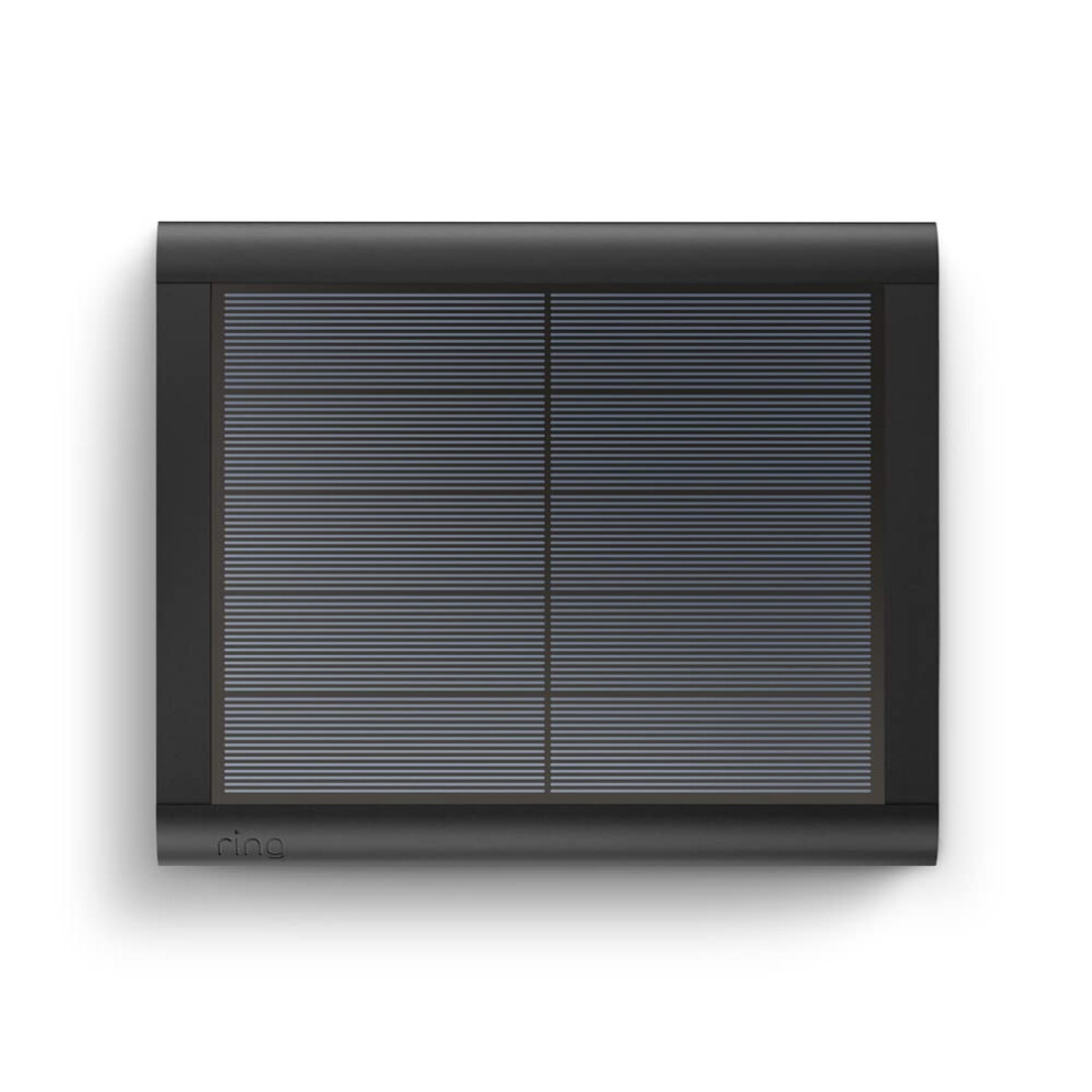 Ring Solar Panel (2Nd Generation) (Usb-C) For Spotlight Cam Plus, Spotlight Cam Pro, 4W (Black) Black