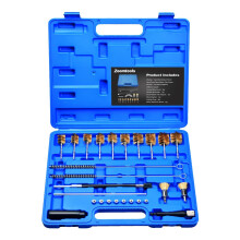 Zoomtools 26pc Universal Injector Seat Brush Cleaner Cleaning Tool Set Injector Cleaner Kit For Diesel Engines Brush Cleaning Set