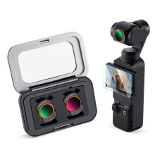 K&F CONCEPT Variable ND2-ND32 & ND32-ND512 Kit Compatible with DJI Osmo Pocket 3 Creator Combo Accessories, Limited Stops Neutral Density Filters, Act