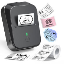 ETIKEZ PM260 Label Maker Machine with Tape, 2 Inch Bluetooth Thermal Label Printer, Inkless Portable Sticker Printer with Multiple Templates,Smart AI