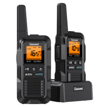 Gaswei G2Pro Professional 2-Way Radios for Adults [2 Pack] | IP67 Waterproof & Floatable Walkie Talkies with Dual PTT, SOS Alarm, FM Radio & Weather A