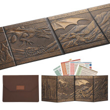 Trymaker Dm Screen, DND 5e Dungeon Master Screen Faux Leather, Gm Screen, D&D Dungeons and Dragon Accessories Gift