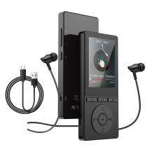 64GB MP3 Players, MP3 players with bluetooth 5.3, 2.4 Inch Music Player Built-in HD Speaker, FM Radio, Voice Recorder, E-book, Earphone Included, Expa