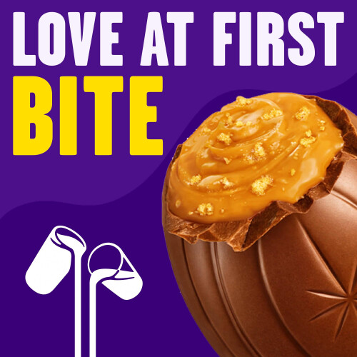 Cadbury Cadbury Dairy Milk Biscoff Filled Chocolate Egg, Filled w/ Crunchy 1