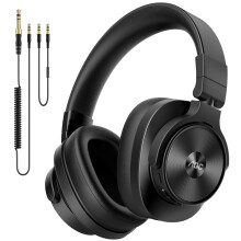 AOC Professional Over-Ear Studio Headphones, DJ & Monitor Headphones with 6.35 & 3.5mm Detachable Cables, 40mm Driver, Stereo, Open-Back Headphones f