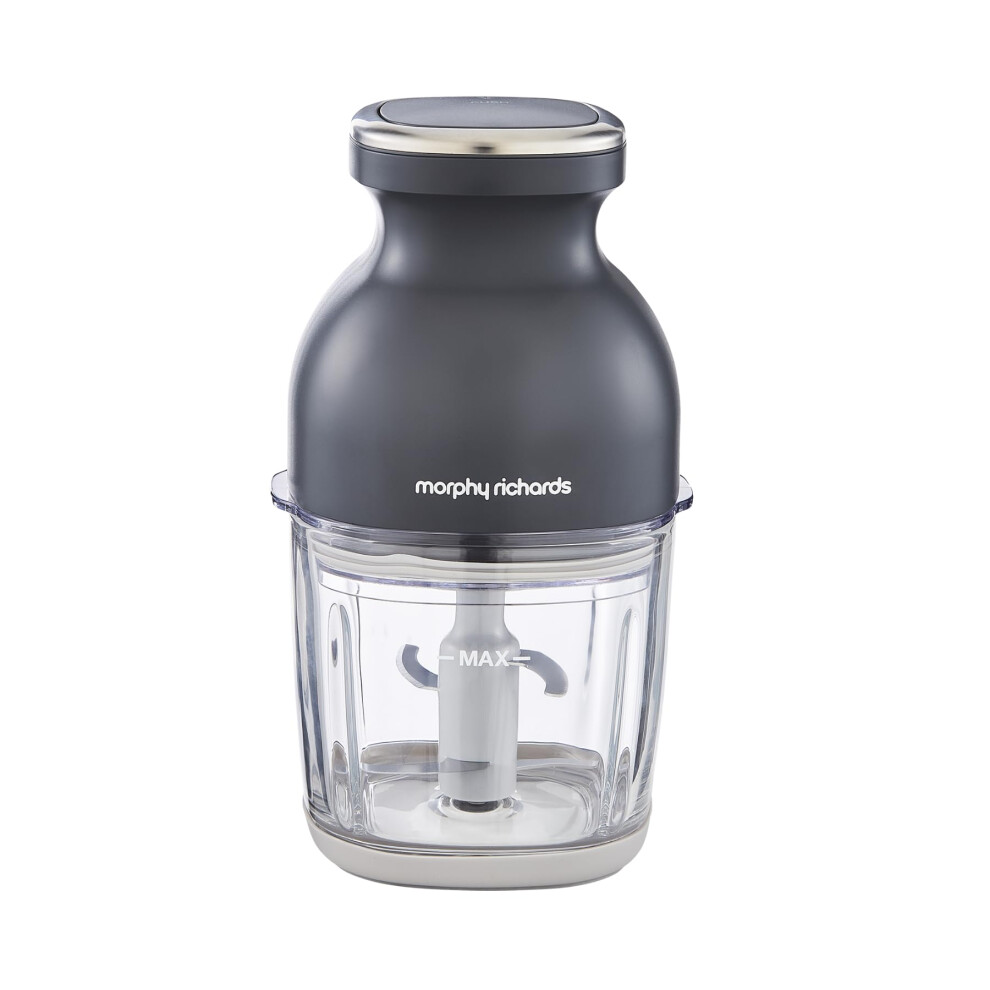 Morphy Richards 3-in-1 Cordless Mini Chopper, USB Charging, Low Noise, 500ml Glass Bowl, Chop, Whisk, Grate/Grind, Overheat/Overcharge Protection, Meats, Vegetables, Eggs, 200w, 404504 - Image 7
