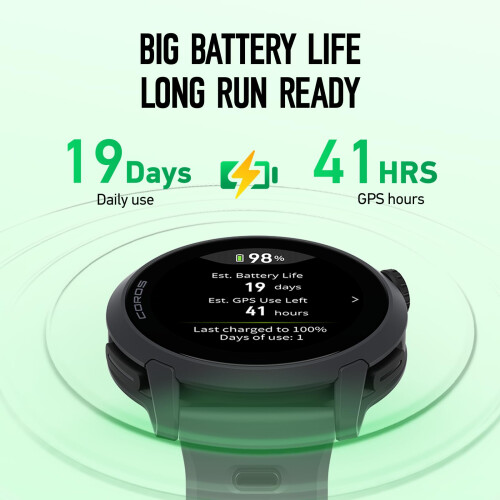 COROS PACE 4 Ultralight Sport GPS Watch, 1.2" AMOLED Touchscreen 2