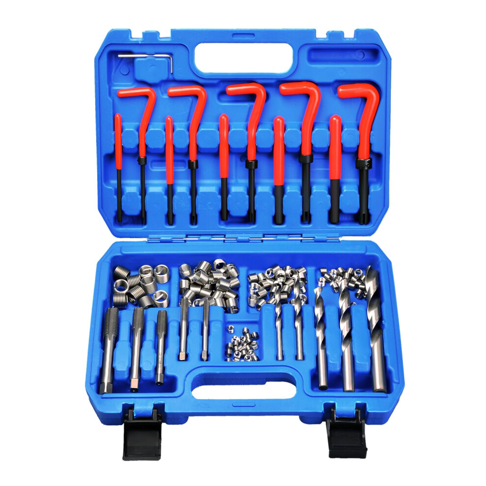 Zoomtools 131Pcs Thread Repair Tool Kit Set, Metric M5 M6 M8 M10 M12 With Hss Drill Thread Insert Repair Tool 5051226449123