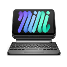 Dexnor for iPad Mini 7 (A17 Pro)/Mini 6 Case with Keyboard, Magnetic Floating Cantilever Stand with Trackpad Pencil Holder Backlit Keyboard Case for