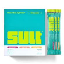 SULT Electrolyte Sachets | Zero Sugar | 6 Electrolytes | Electrolyte Hydration (30 Pack) | Natural Flavours | Keto & Fasting Friendly | Variety Pack