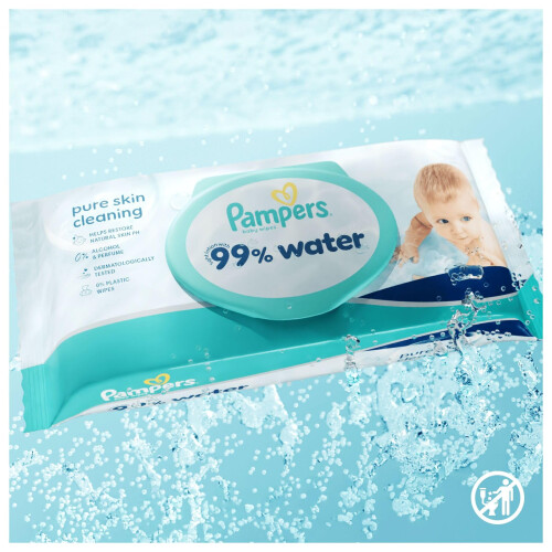 Pampers Pampers Water Wipes 9x60pk 1
