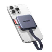 Lector de tarjetas de memoria 3 en 1 Ugreen CM898 - USB-C / Magsafe / SD y TF - Negro