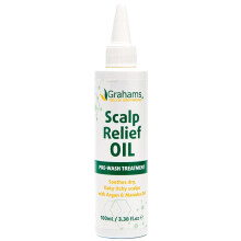 Grahams Natural Scalp Relief Oil - For Dry, Itchy & Flaky Scalp Psoriasis, Seborrheic Dermatitis & Dandruff Treatment - Hydrating, Moisturising, Exfol