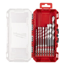 Milwaukee 8 Piece Multi Material Drill Bit Set 2 with PACKOUT Compatible Case