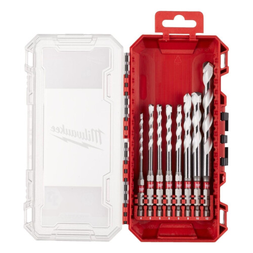 Milwaukee Milwaukee 8 Piece Multi Material Drill Bit Set 2 with PACKOUT Compatible Case