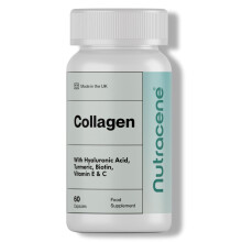 Premium Collagen Complex with Biotin, Hyaluronic Acid, Vitamin E, C & Turmeric | Made in the UK to GMP Standards | Advanced Beauty Support for Skin, H