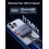 3-in-1 100W PD Magnetic Memory Card Reader with Charger - Gray 2