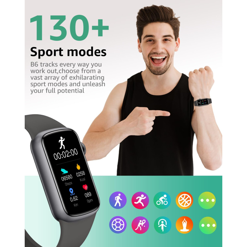 Butforfit Fitness Tracker,Smart Watch With 1.47" Tft Touch Display, Fitness Watch With Heart Rate Sleep Monitor, Step Counter,Ip68 Waterproof Activit 5003996558888